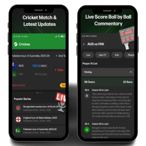 Live Cricket Score Updates